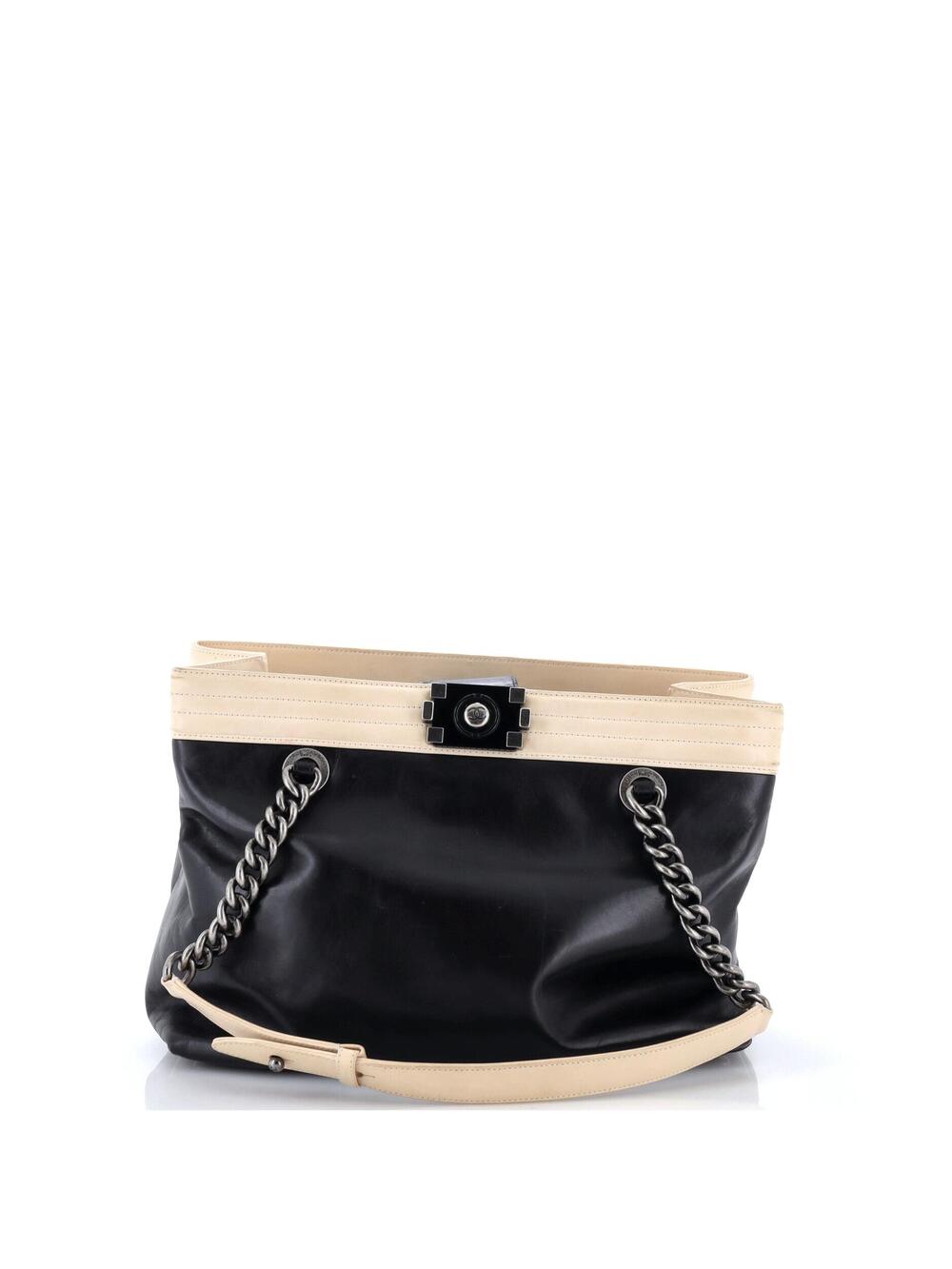 Chanel Boy Shopping Tote Glazed #377577C19B